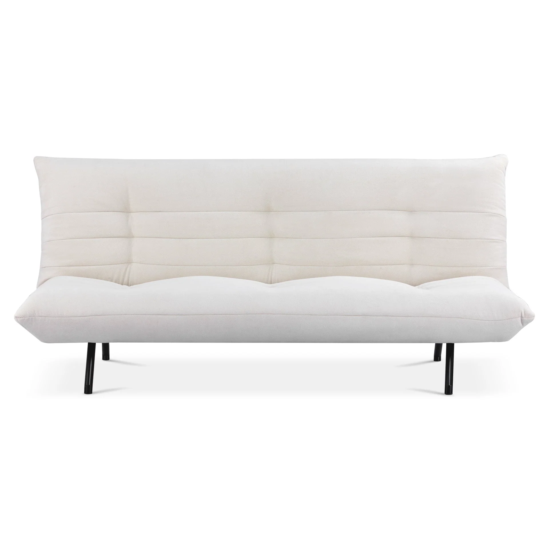 Bolivia 3 Seater Sofa Bed - White - Image 3