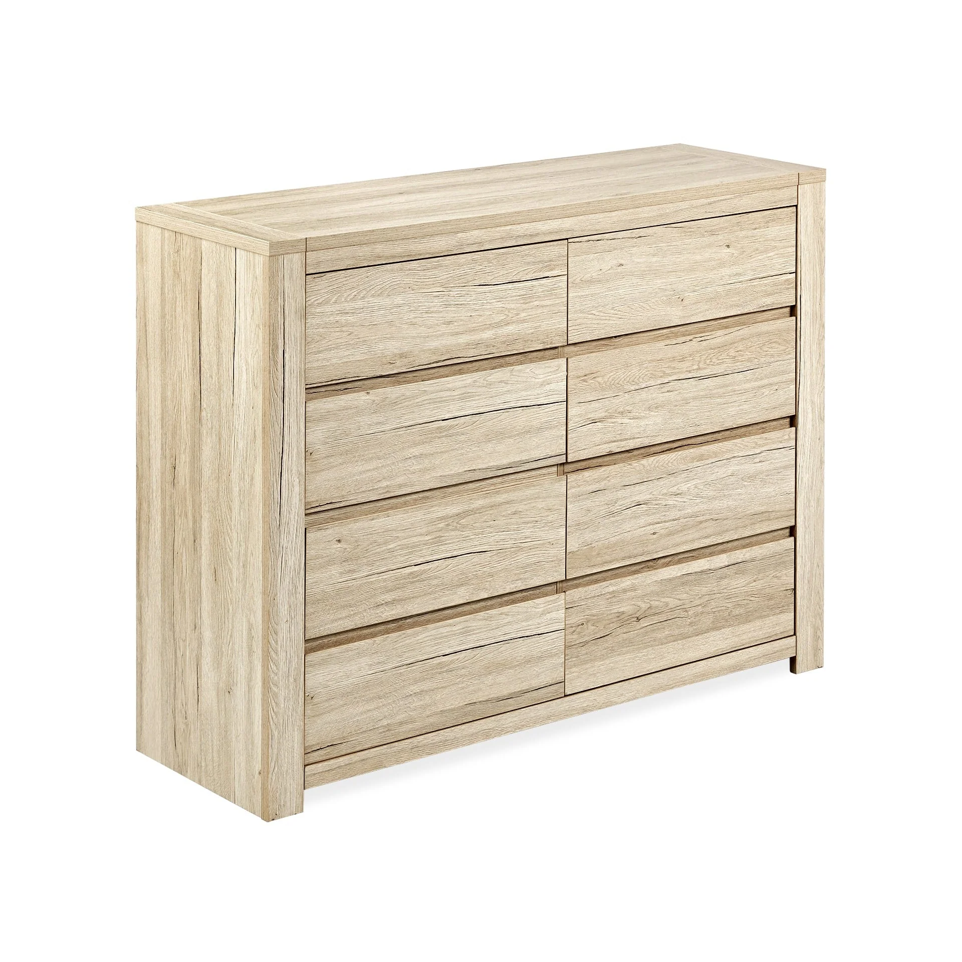 Borneo 8 Drawers Lowboy - Oak - Image 10