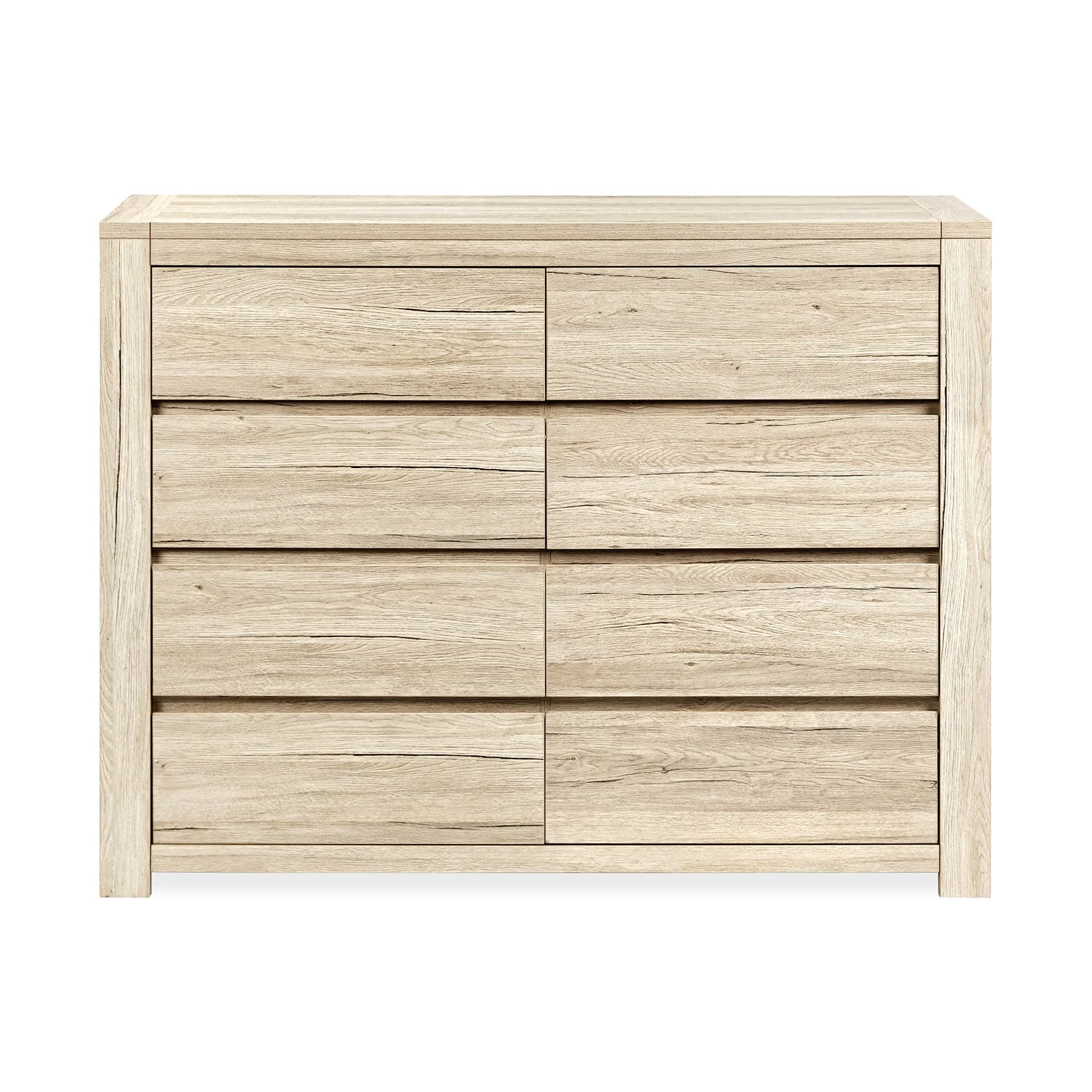 Borneo 8 Drawers Lowboy - Oak - Image 11