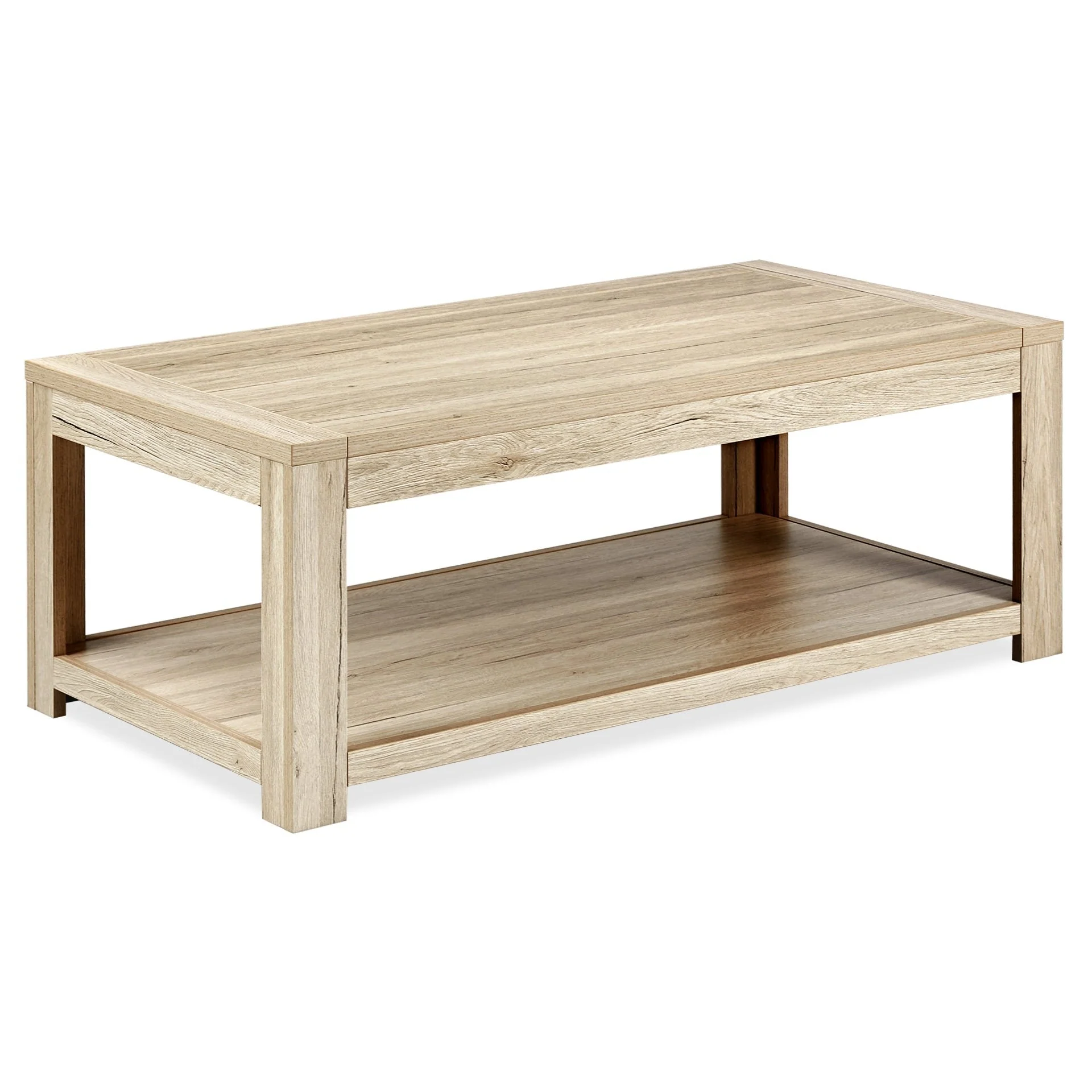 Borneo Wooden Coffee Table - Oak - Image 7