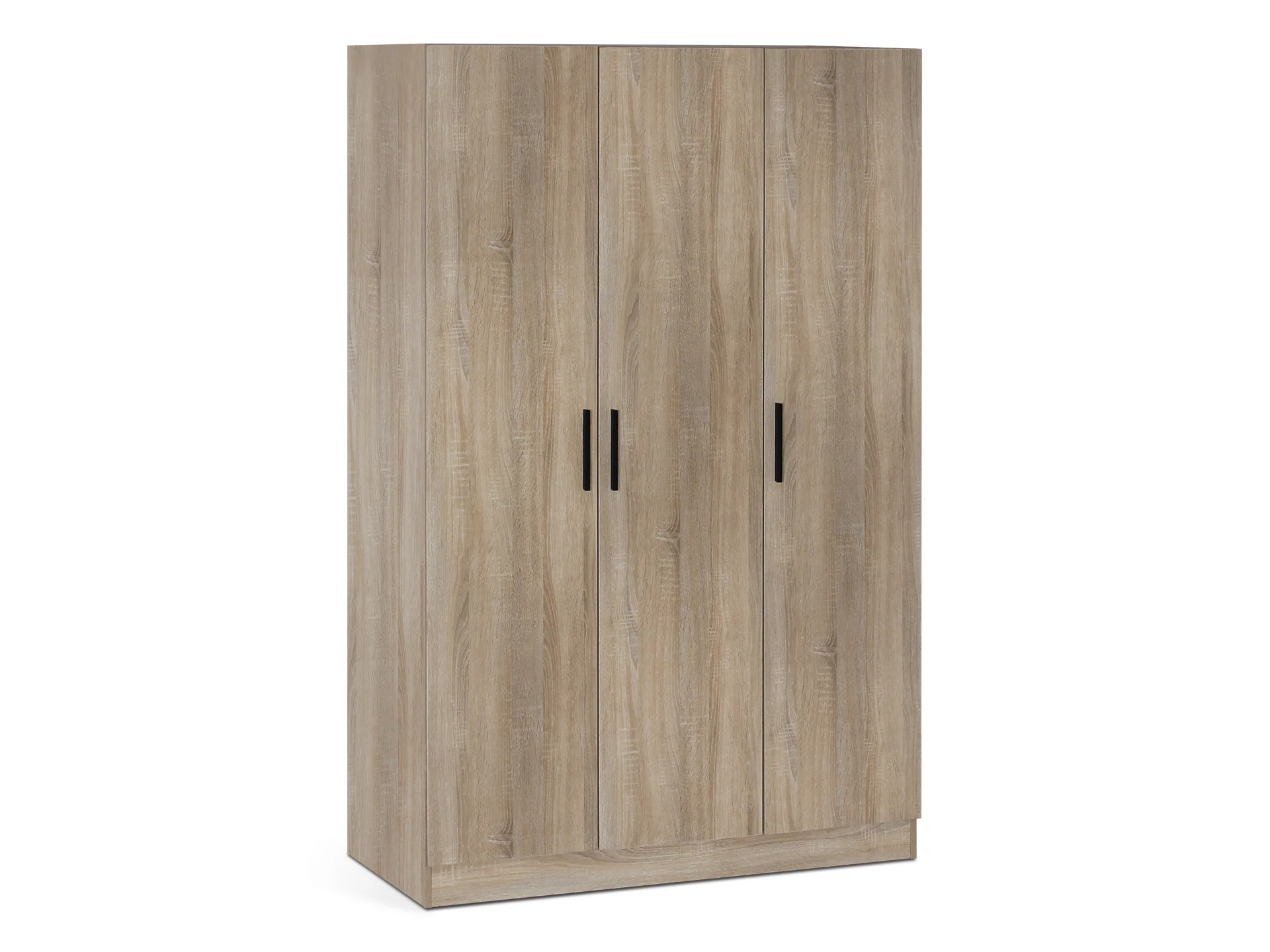 Bram 3 Door Wardrobe Cabinet - Oak - Image 8