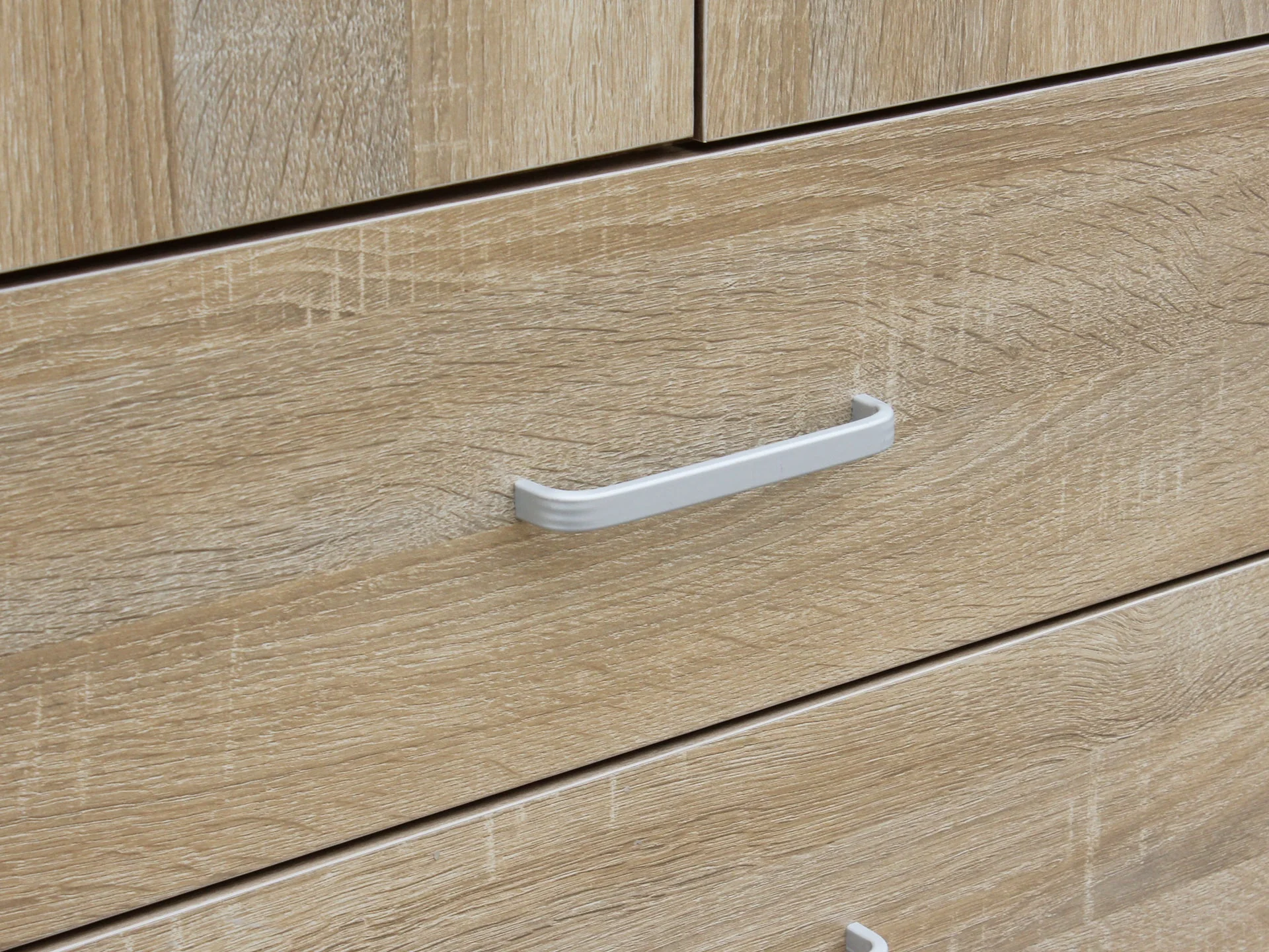 Bram 3 Door Wardrobe with 2 Drawers - Oak - Image 8