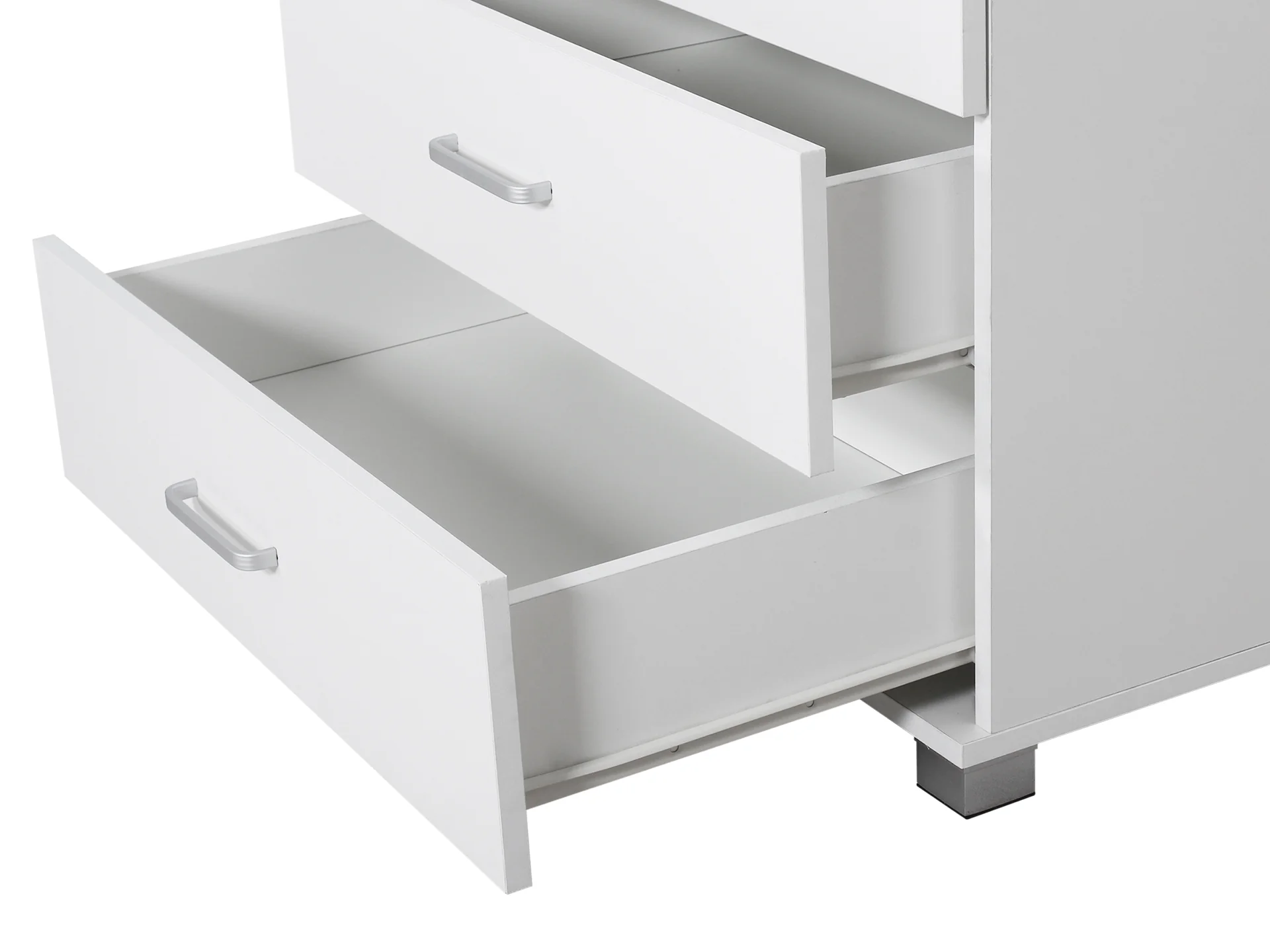 Bram 3 Door Wardrobe with 2 Drawers - White - Image 5