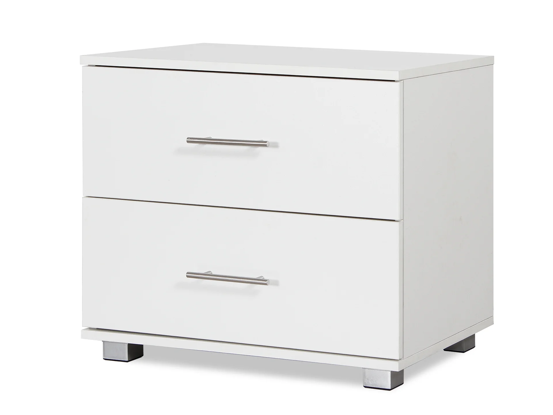Bram Bedside Table - White - Image 7