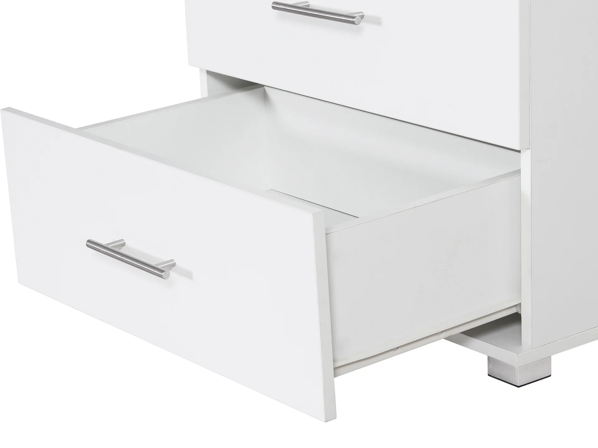 Bram Bedside Table - White - Image 9