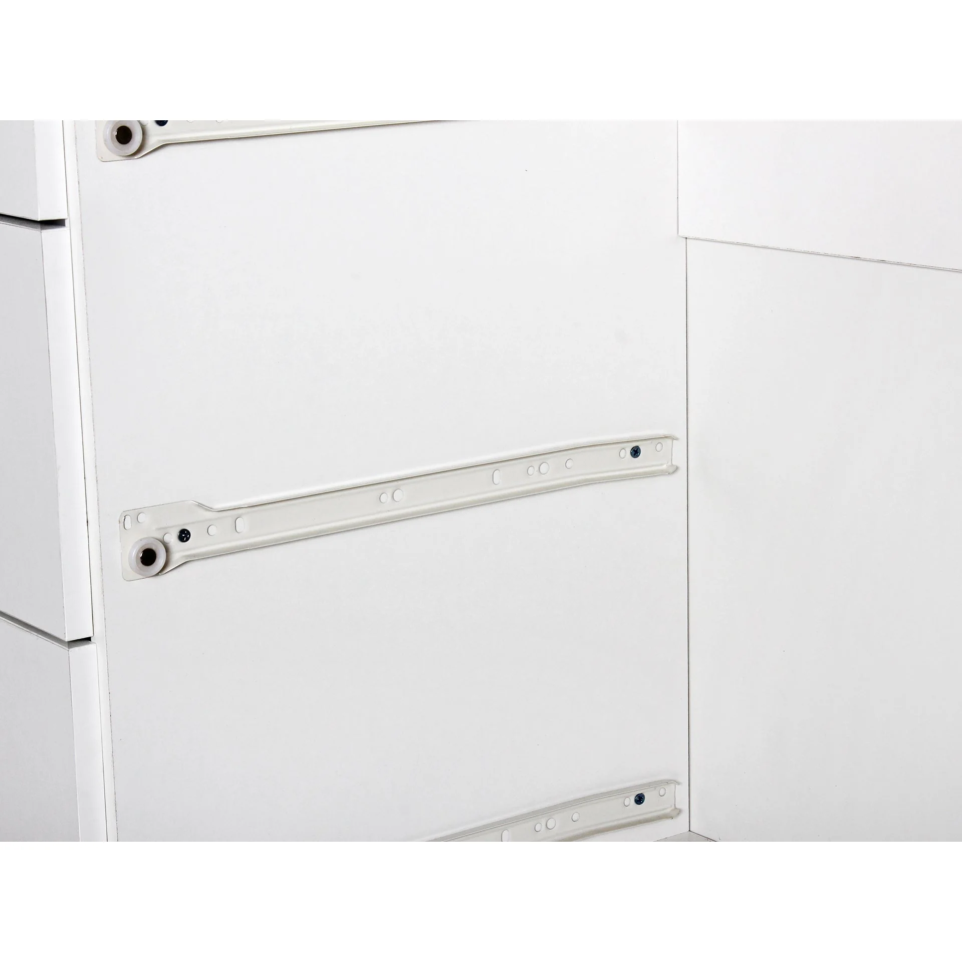 Bram Low Boy 8 Drawer Chest Dresser - White - Image 12
