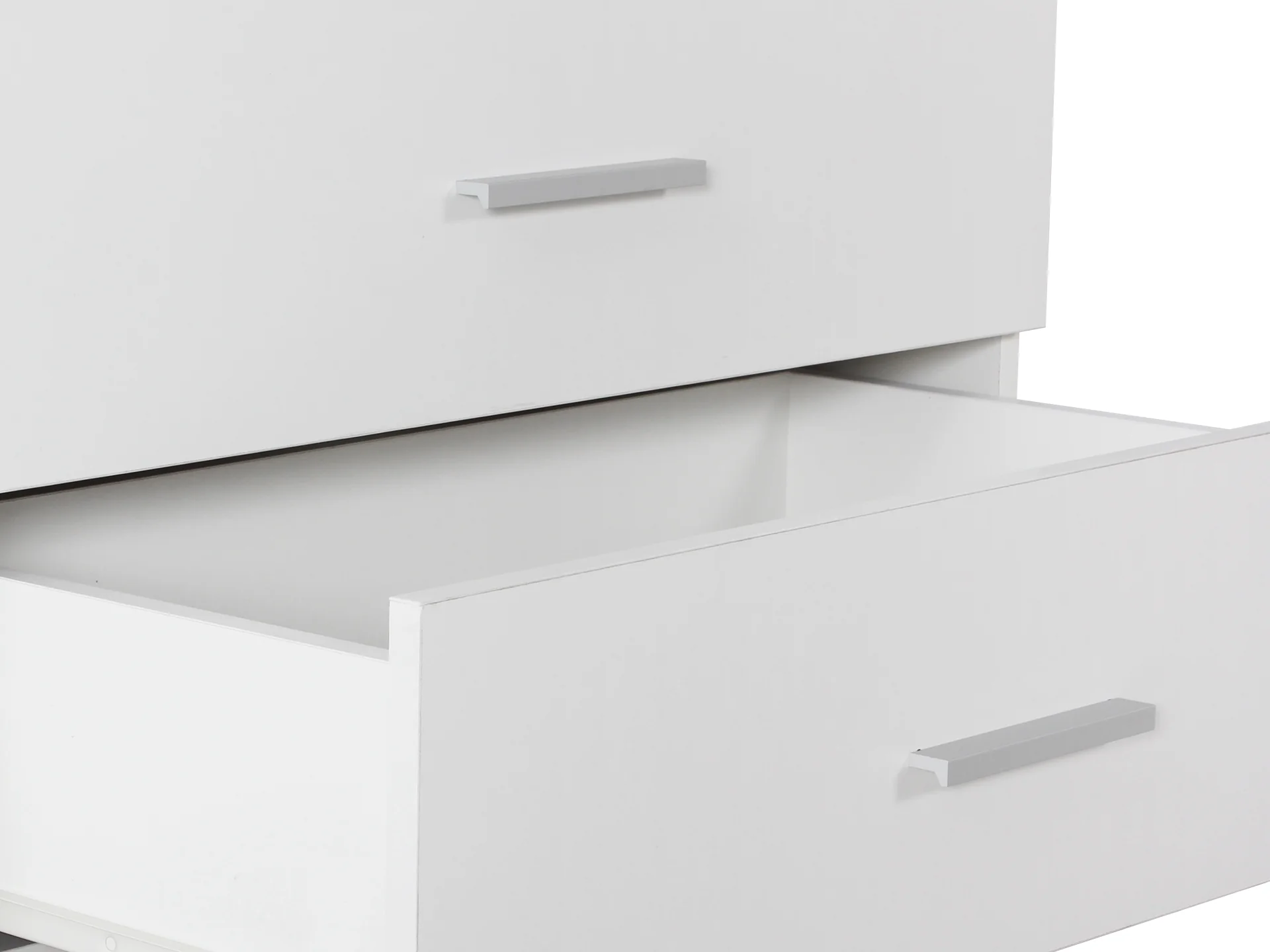 Bram Tallboy 5 Drawer Chest Dresser - White - Image 6