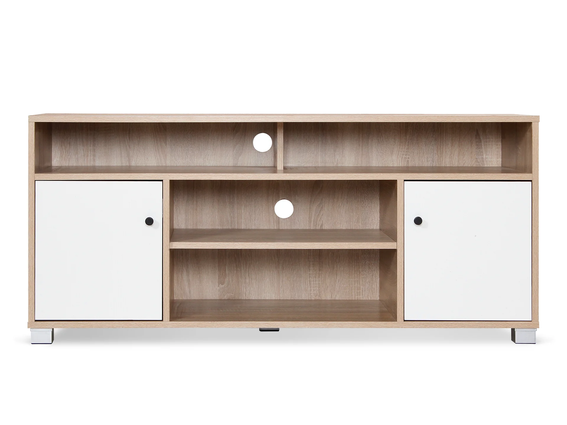Brewer 1.2m Entertainment Unit - Oak - Image 5