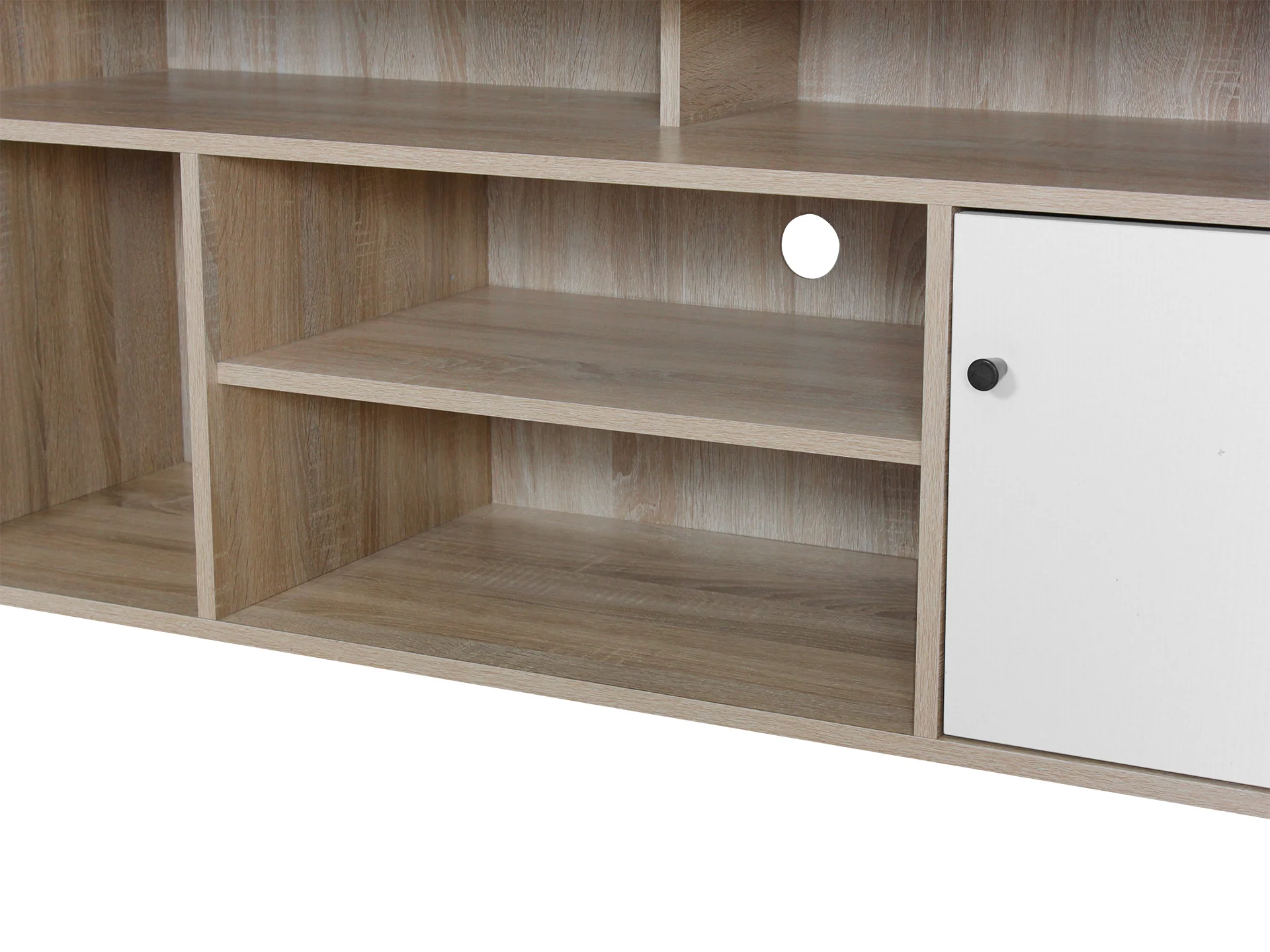 Brewer 1.2m Entertainment Unit - Oak - Image 7