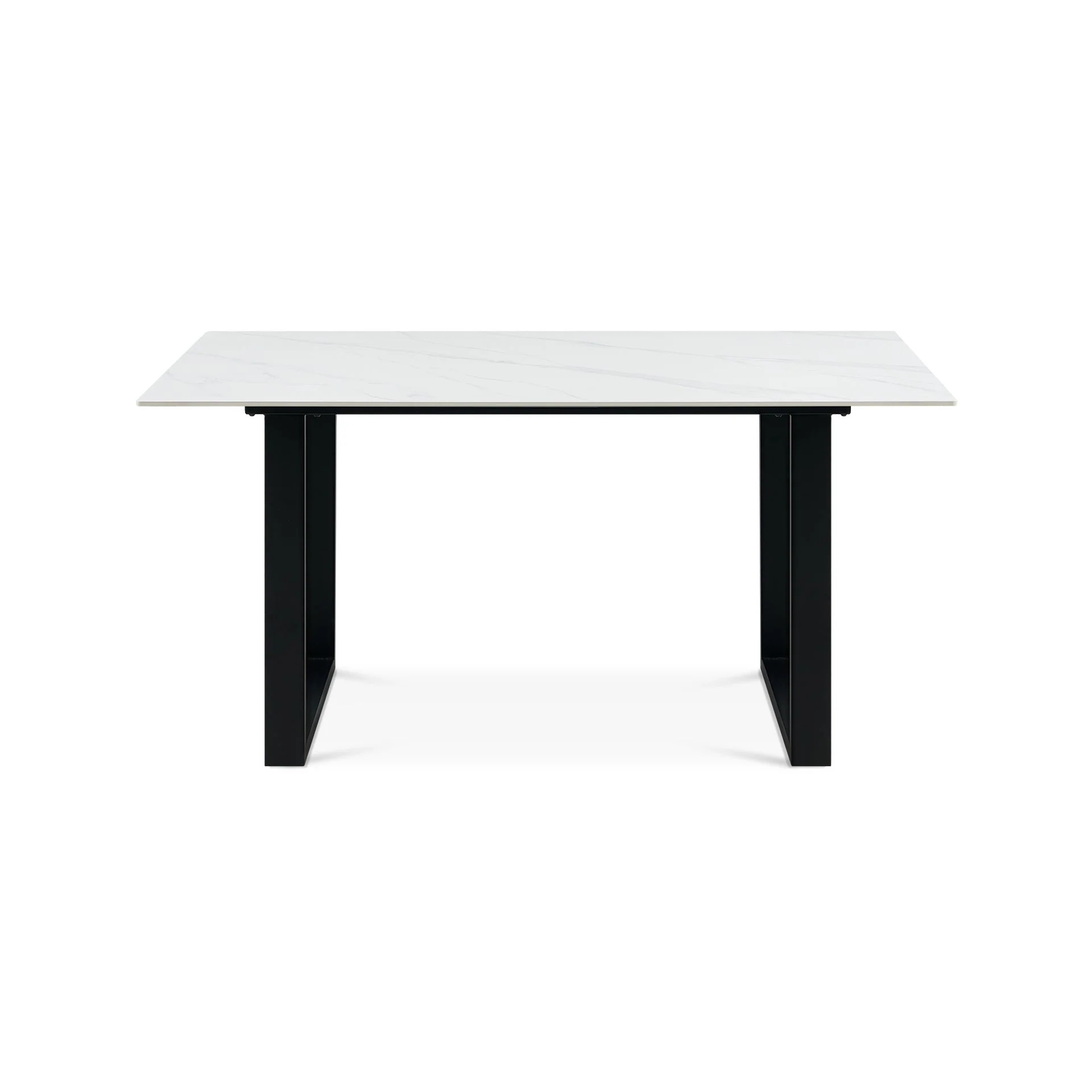 Bridger Matt Ceramic Dining Table 160 x 90cm - White - Image 7