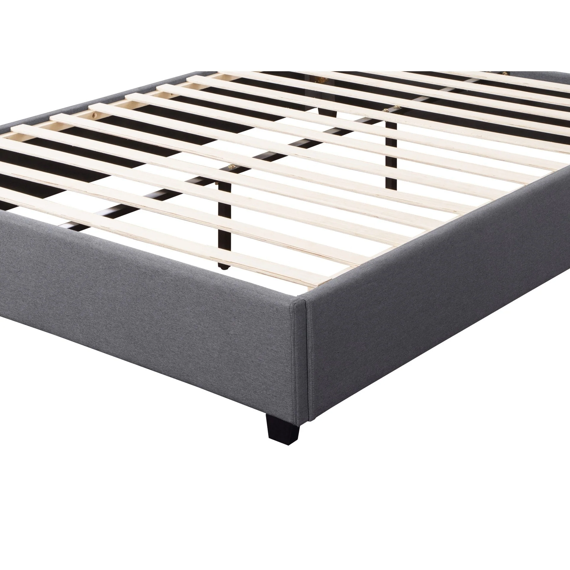 Bromo Fabric Slat Bed Frame - King - Image 9