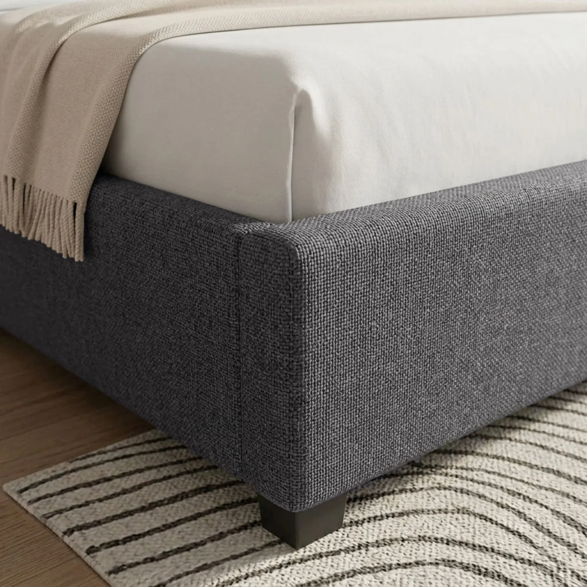 Bromo Queen Bed Frame - Grey - Image 5