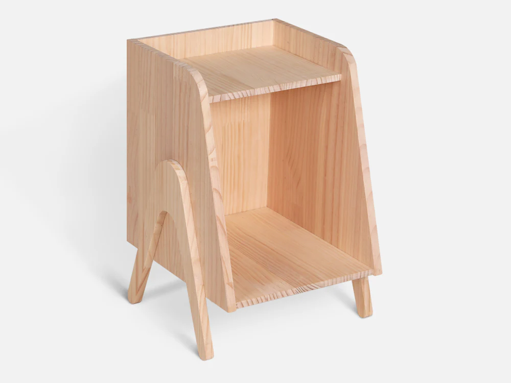 BRUNO Kids Bedside Table - Oak - Image 2