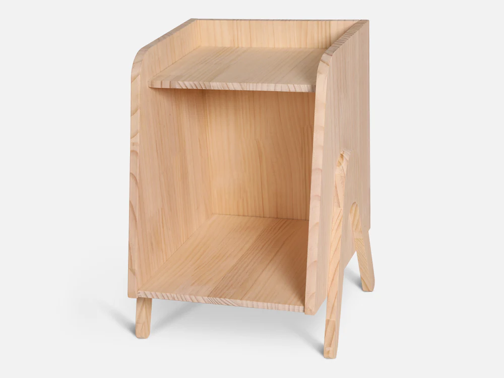 BRUNO Kids Bedside Table - Oak - Image 3