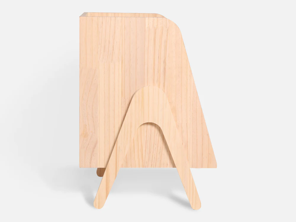 BRUNO Kids Bedside Table - Oak - Image 5