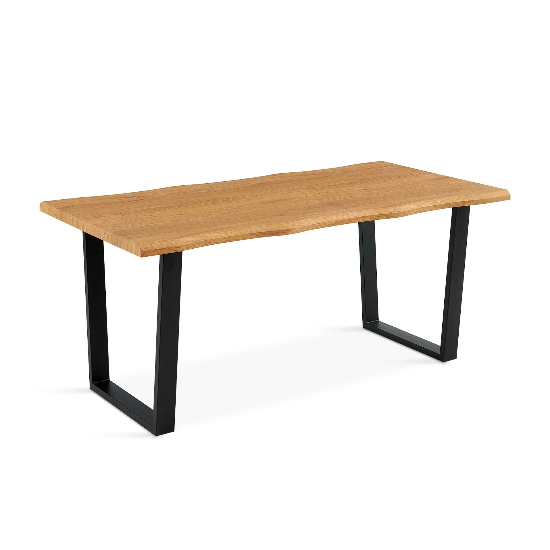 Bryce Dining Table 180 x 90cm - Oak + Black - Image 6