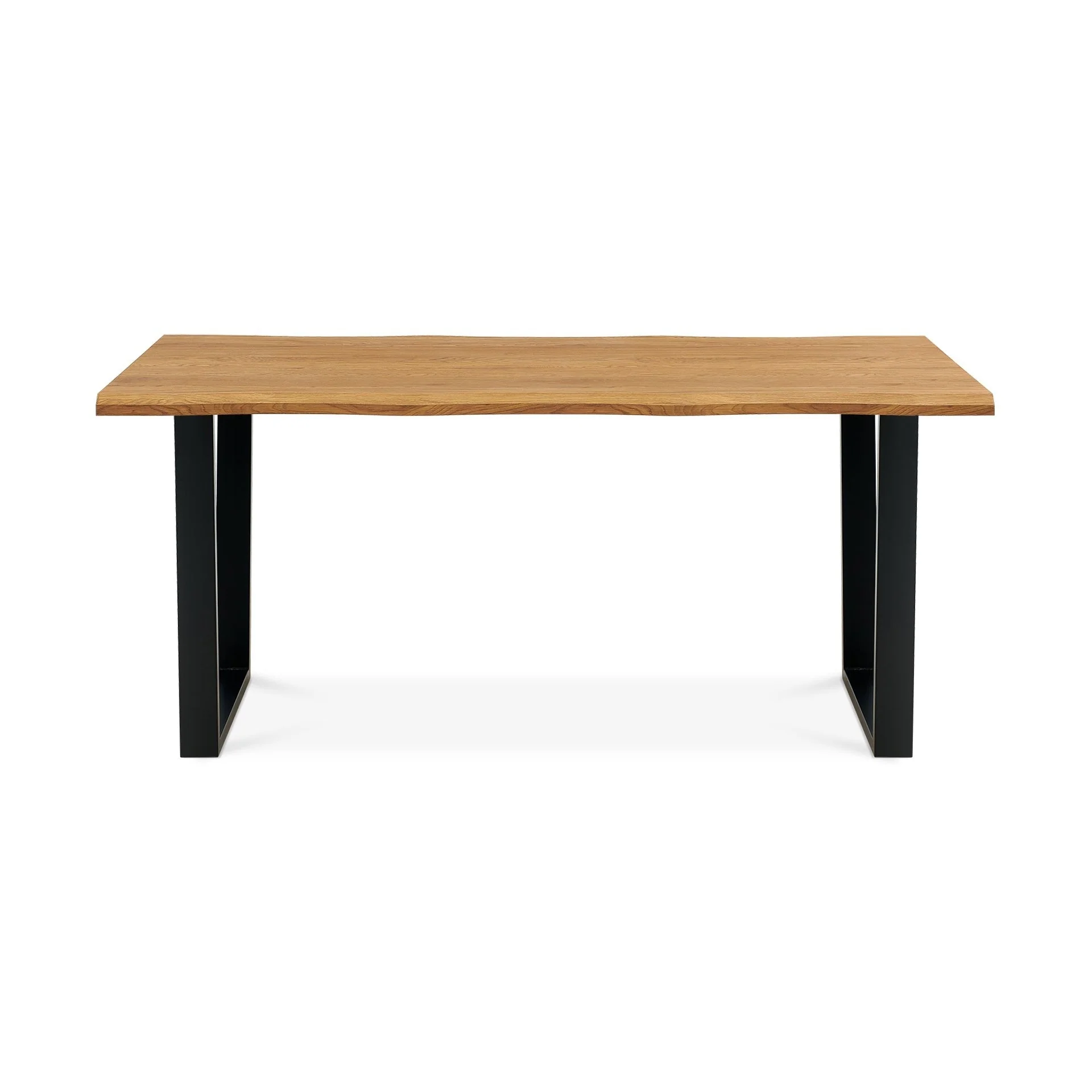 Bryce Dining Table 180 x 90cm - Oak + Black - Image 7