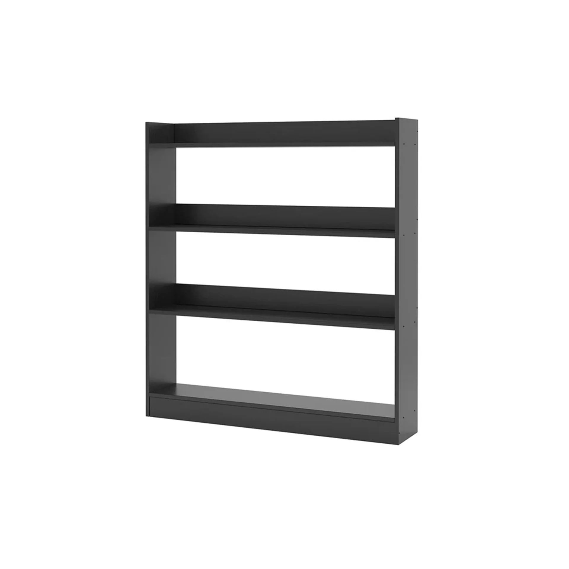 Bulls 100cm 4 Tier Bookshelf - Black - Image 9