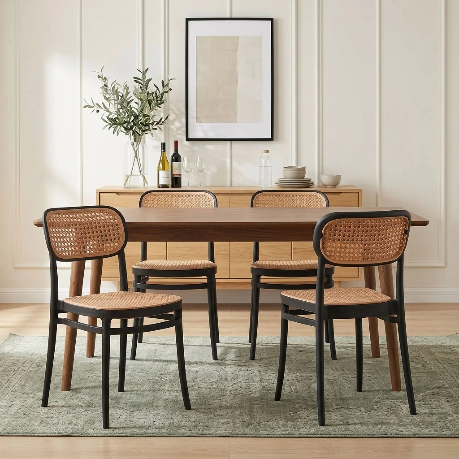 Caleb Dining Chair - Set of 4 - Black