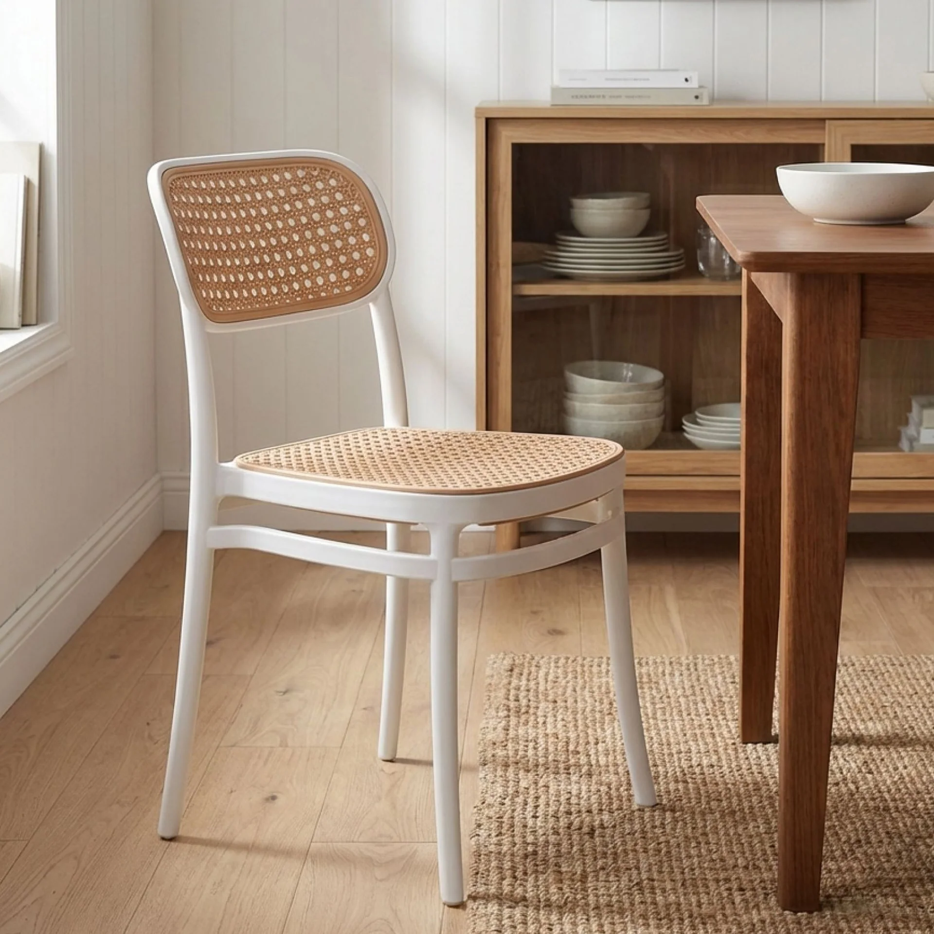 Caleb Dining Chair - Set of 4 - White - Image 2