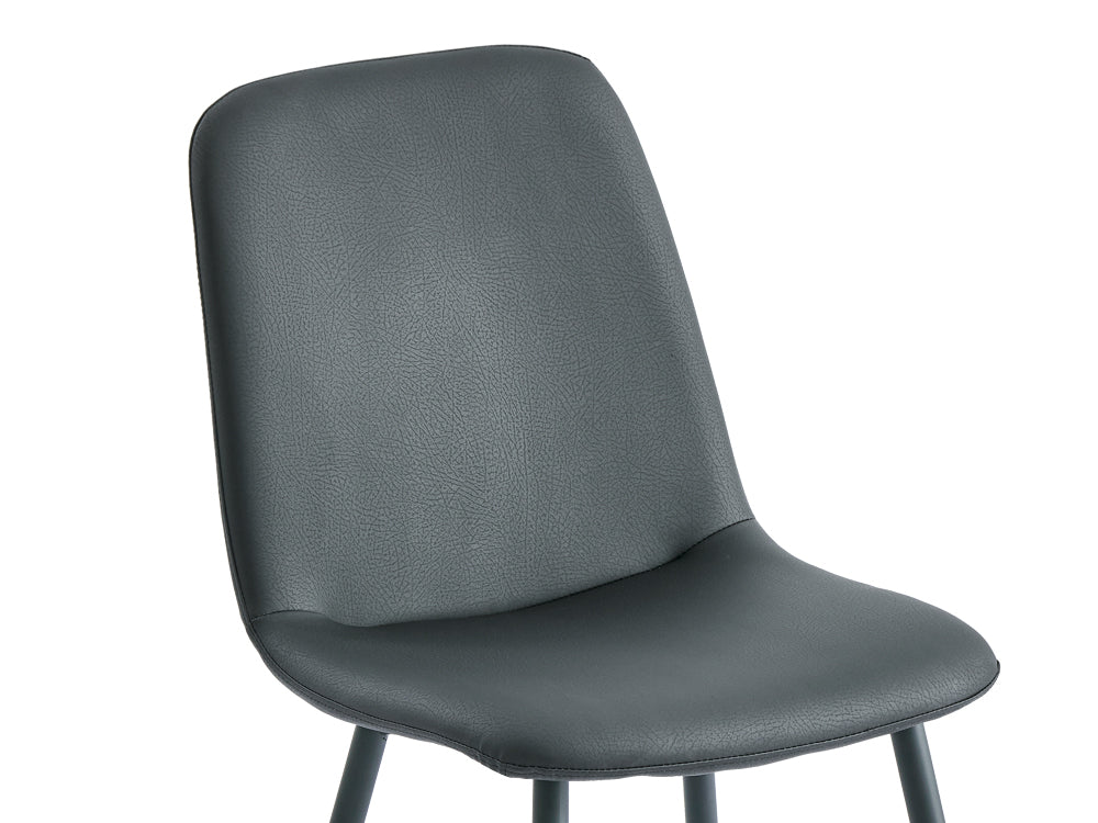 CALLIE 4PCS Dining Chair - DARK GREY - Image 9