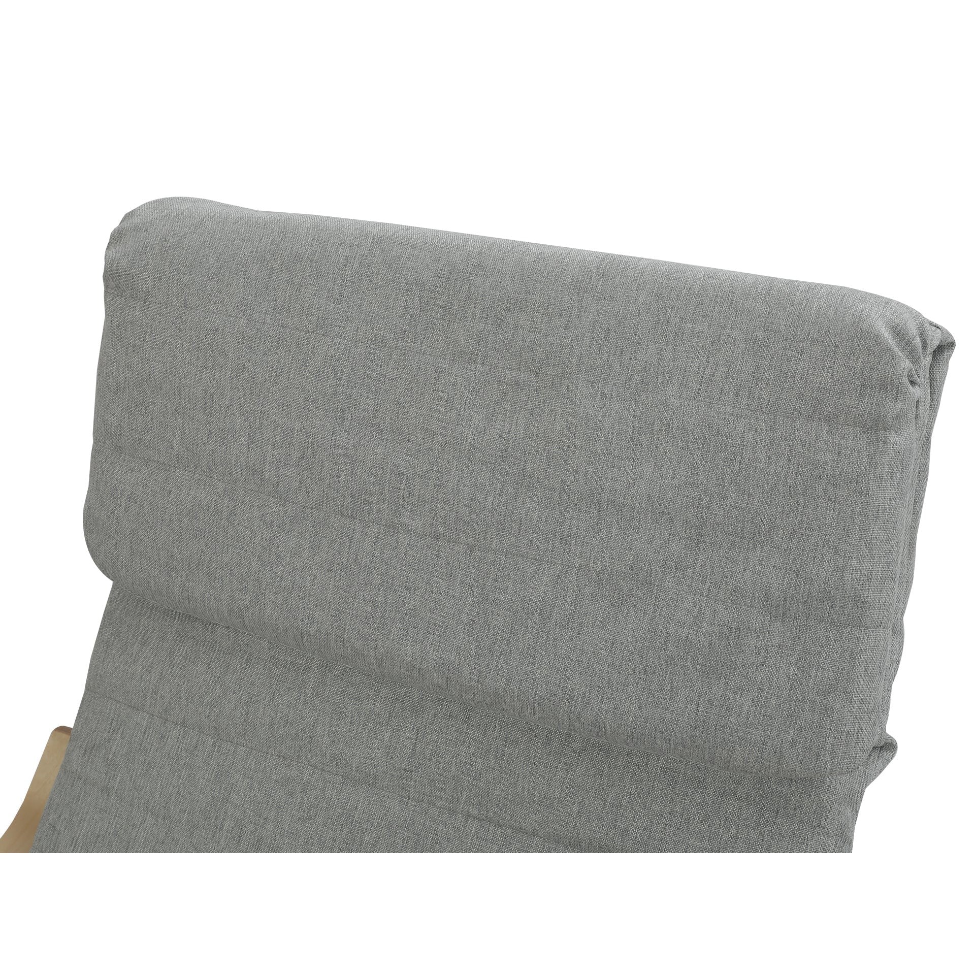 Camila Rocking Chair with Footrest - Grey - Image 7