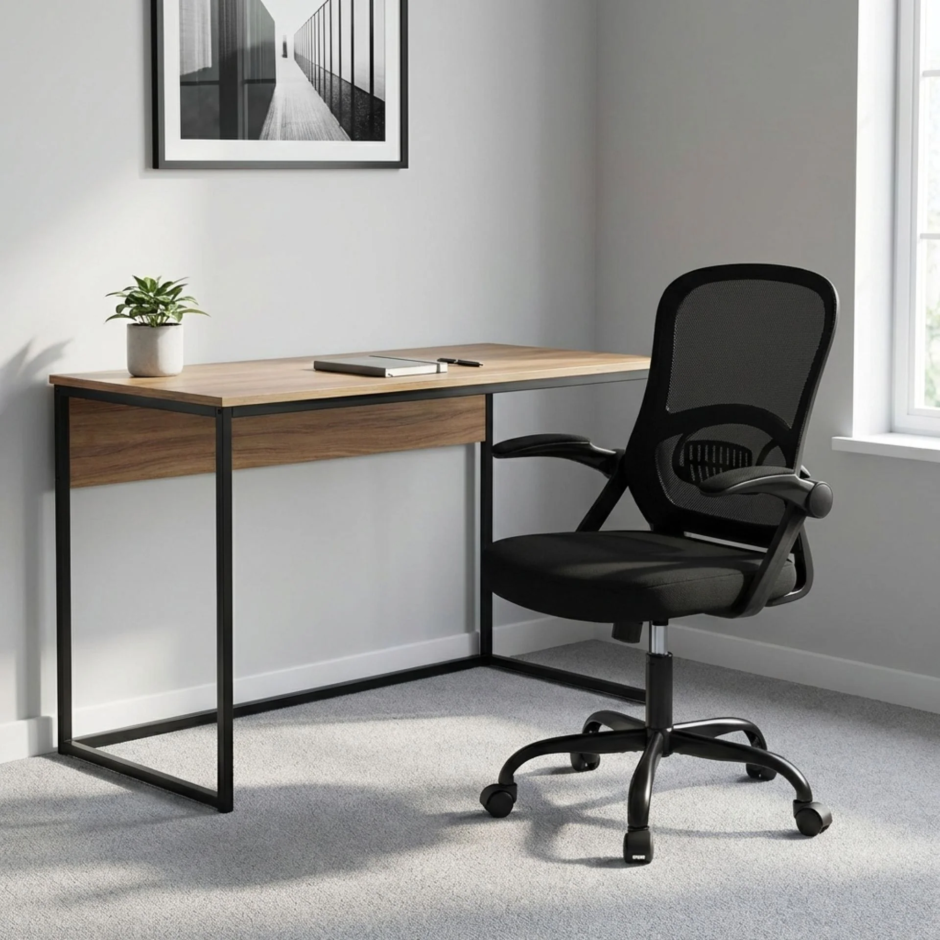 Cammy Office Chair - Black - Image 4