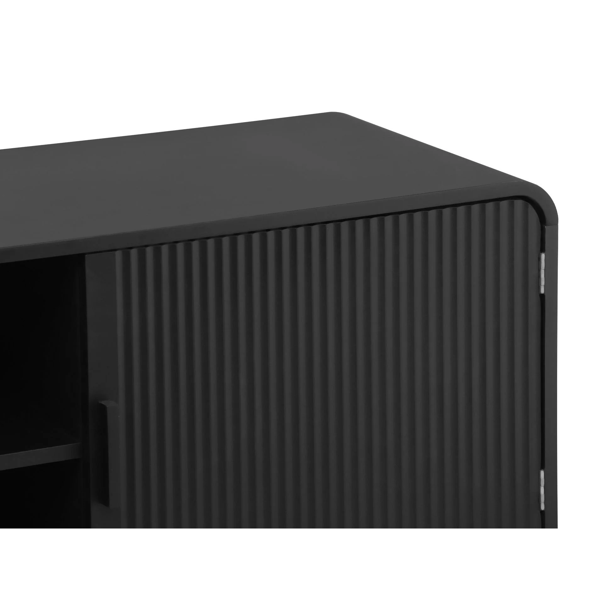 Cannock 1.6m Entertainment Unit - Black - Image 6