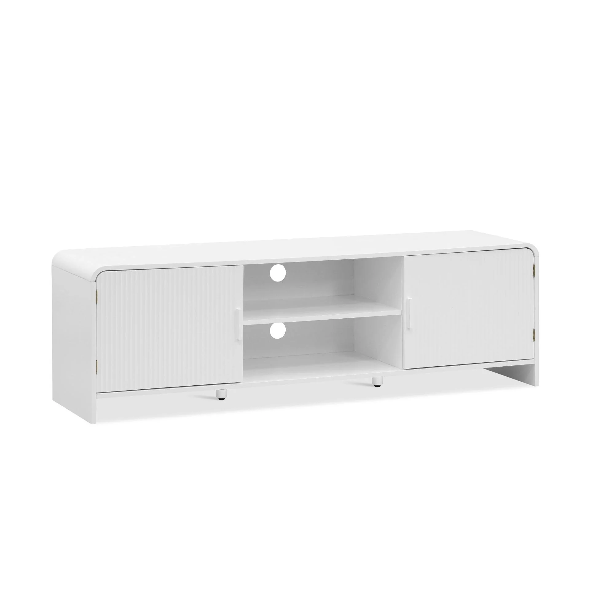 Cannock 1.6m Entertainment Unit - White - Image 3
