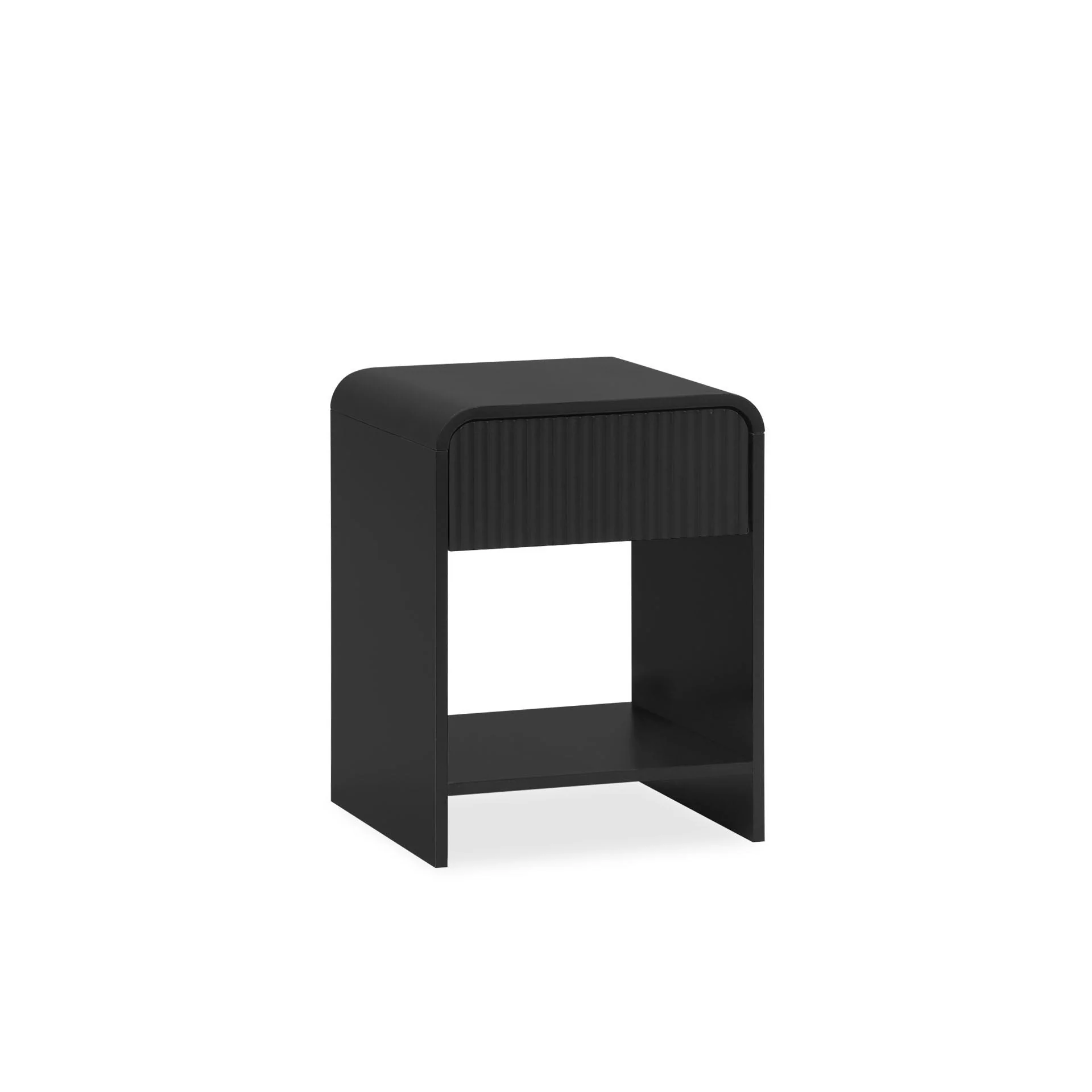 Cannock Bedside Table - Black - Image 2