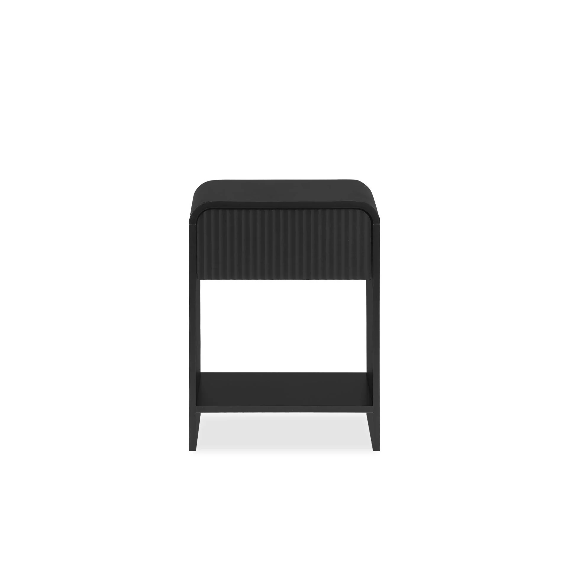 Cannock Bedside Table - Black - Image 3