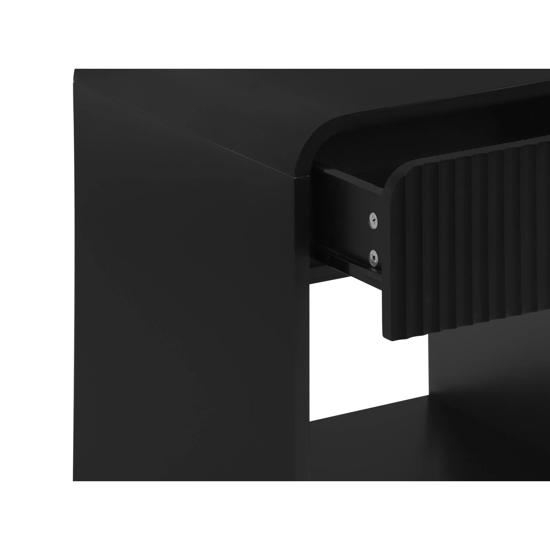 Cannock Bedside Table - Black - Image 5