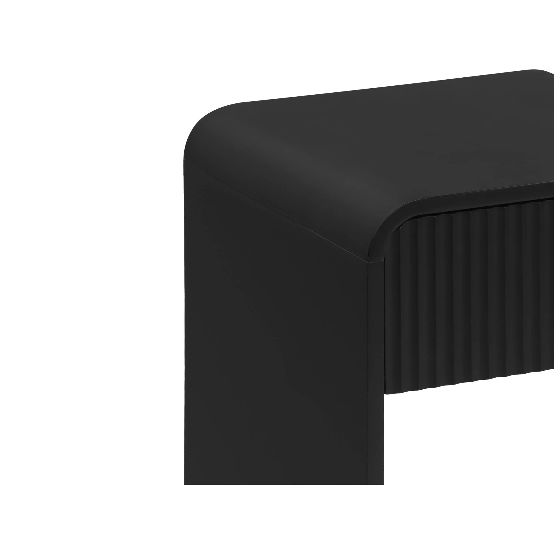 Cannock Bedside Table - Black - Image 7