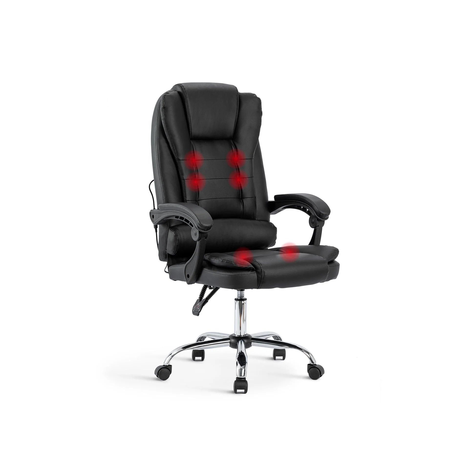 Carleen Massage Office Chair - Black - Image 5