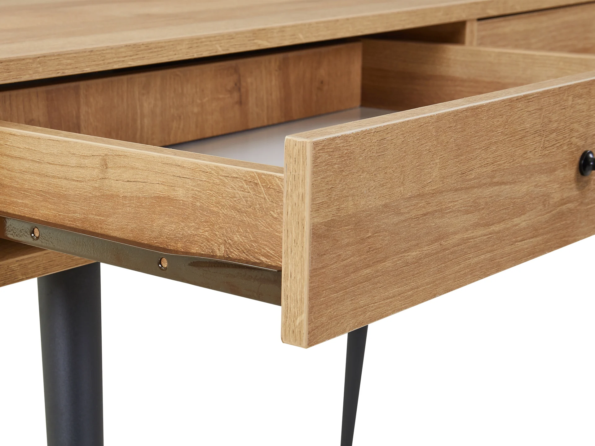 CARSON 120CM Computer Desk - Oak - Image 6