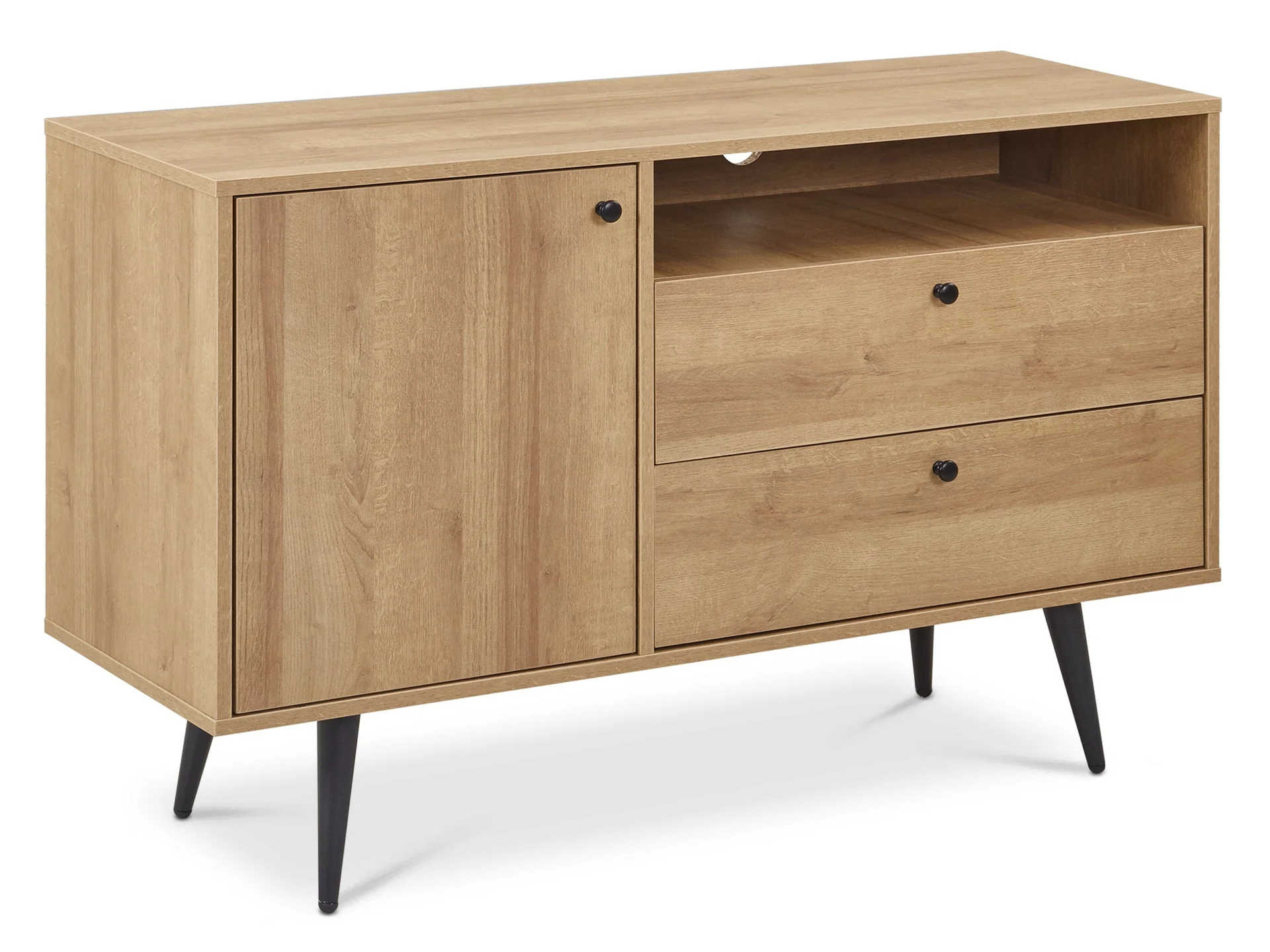 CARSON Sideboard Buffet Table - Oak - Image 3