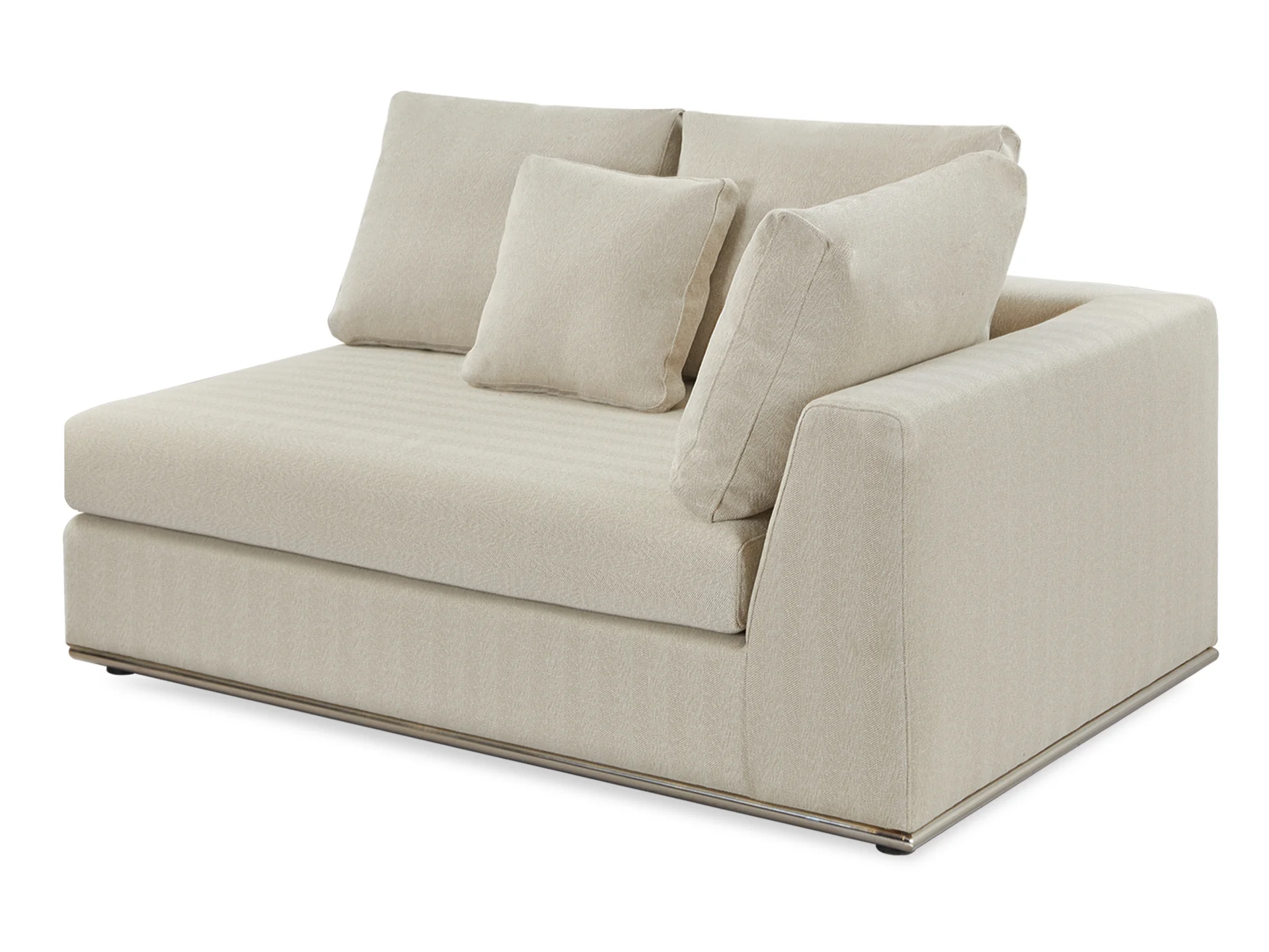 Castine Modular Sectional Sofa - Right Facing Arm - Beige - Image 4