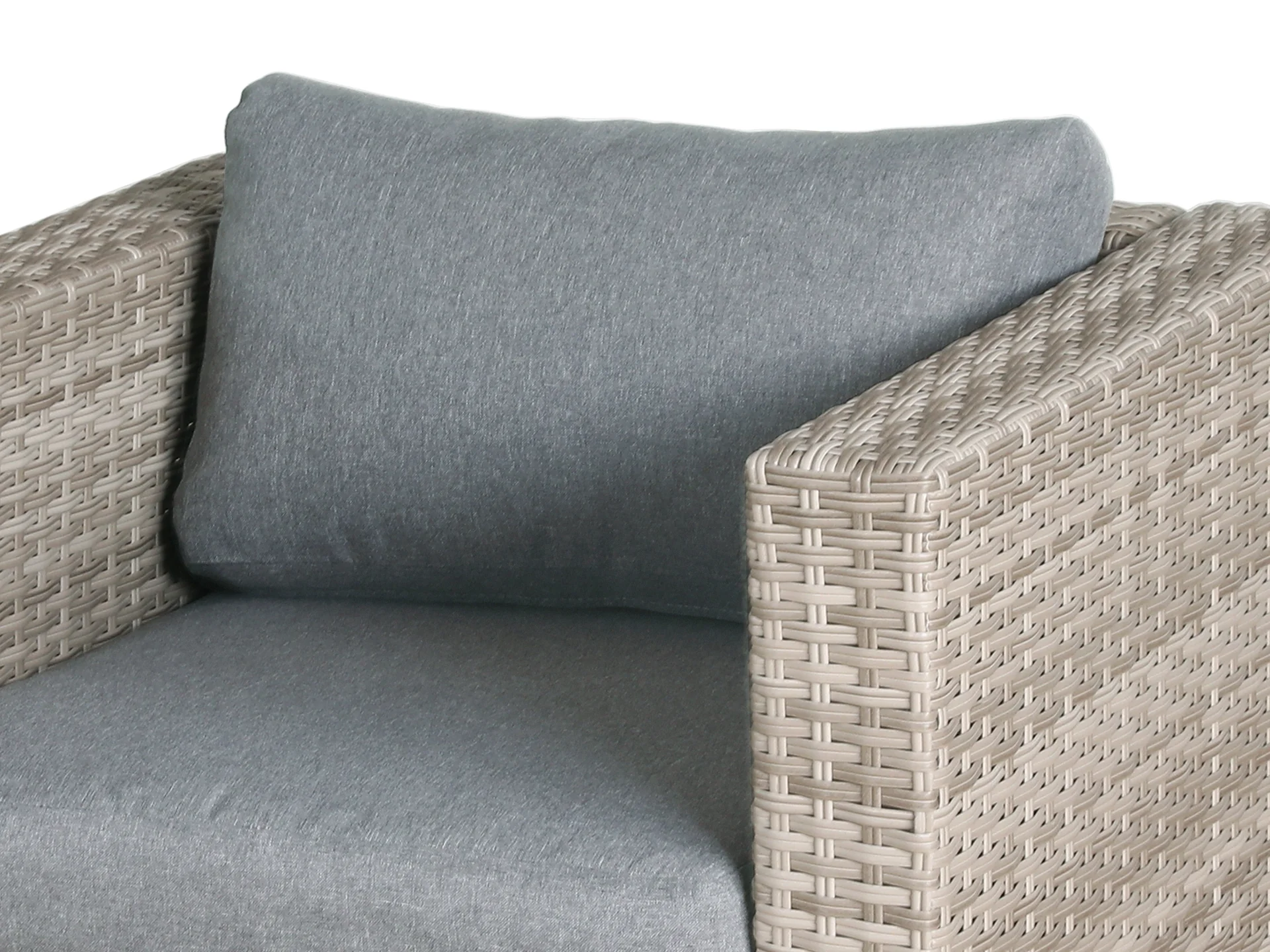 Cebu 4 Piece Rattan Outdoor Sofa Set - Beige - Image 3