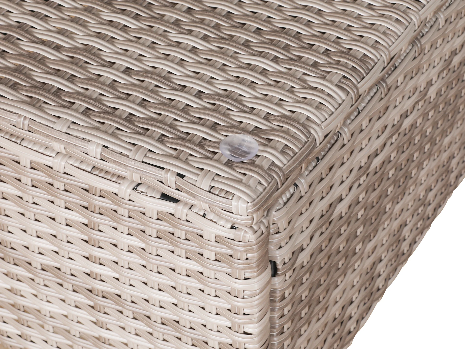 Cebu 4 Piece Rattan Outdoor Sofa Set - Beige - Image 4