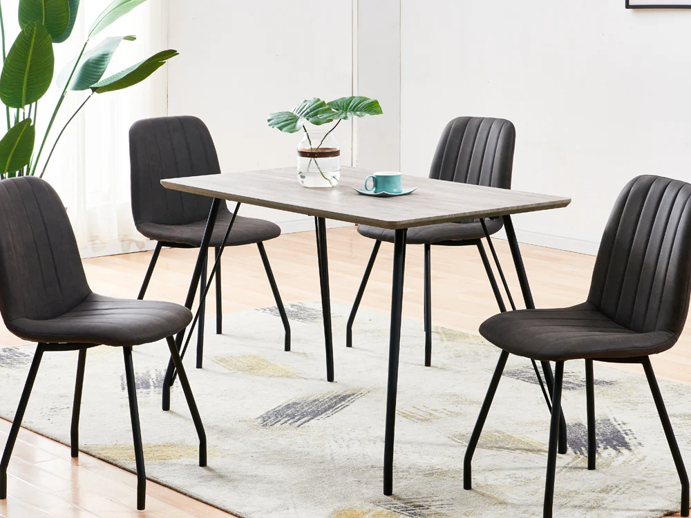 CECIL Dining Table Rectangle 120x70cm - Oak - Image 2