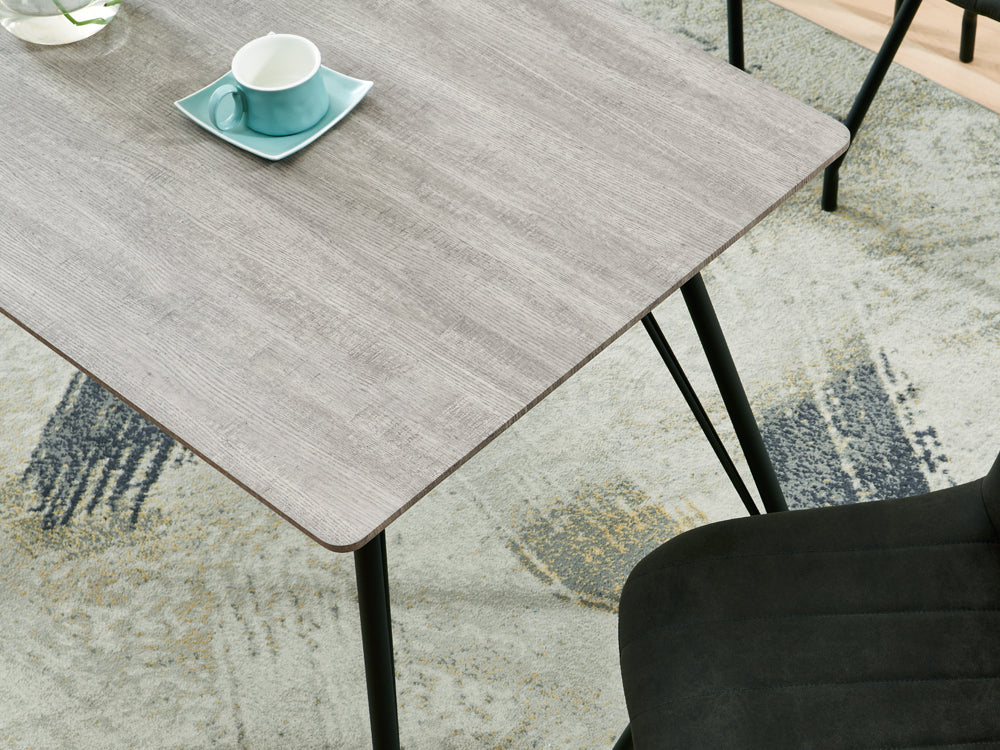 CECIL Dining Table Rectangle 120x70cm - Oak - Image 3