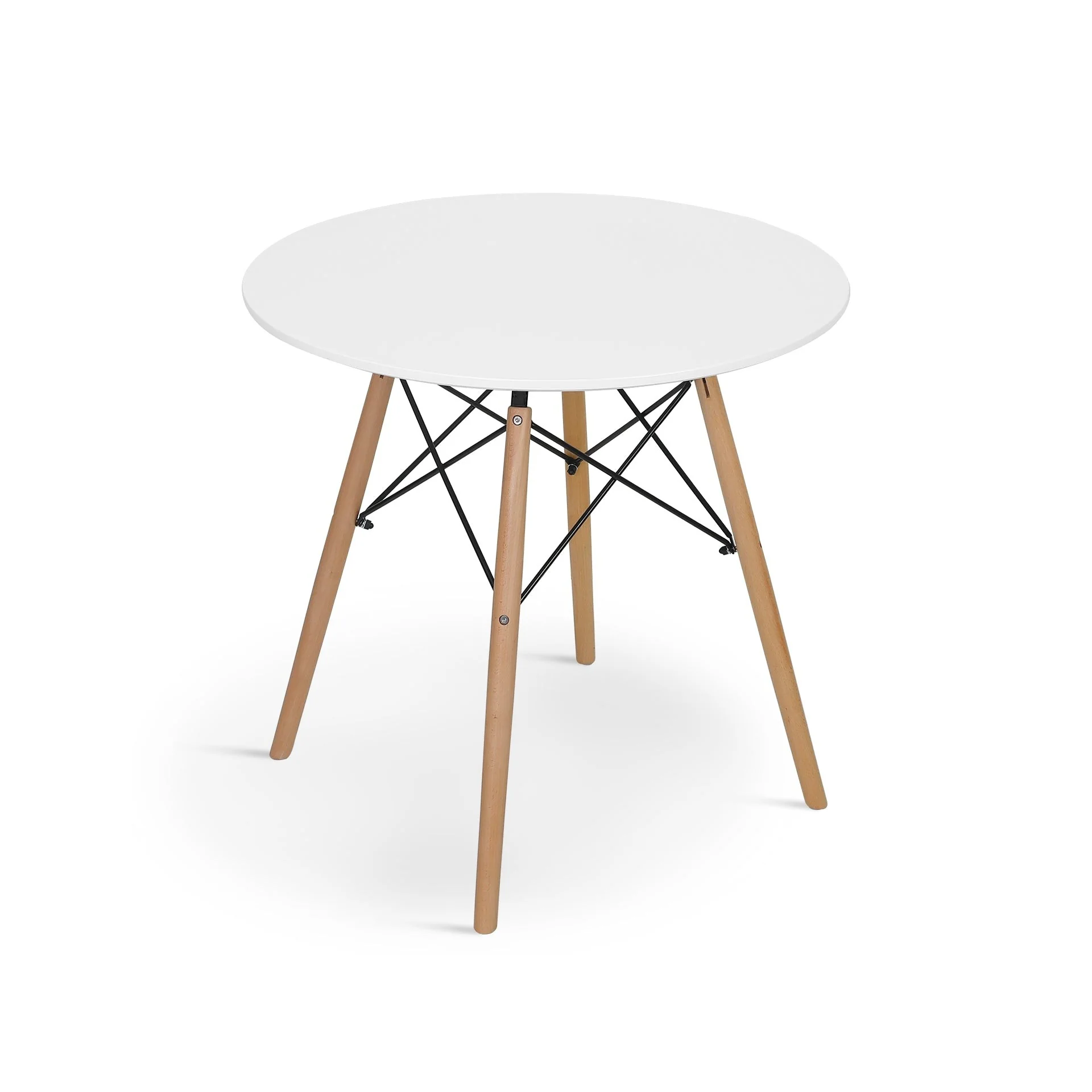 Cena Dining Table Round 80 x 75cm - White - Image 9