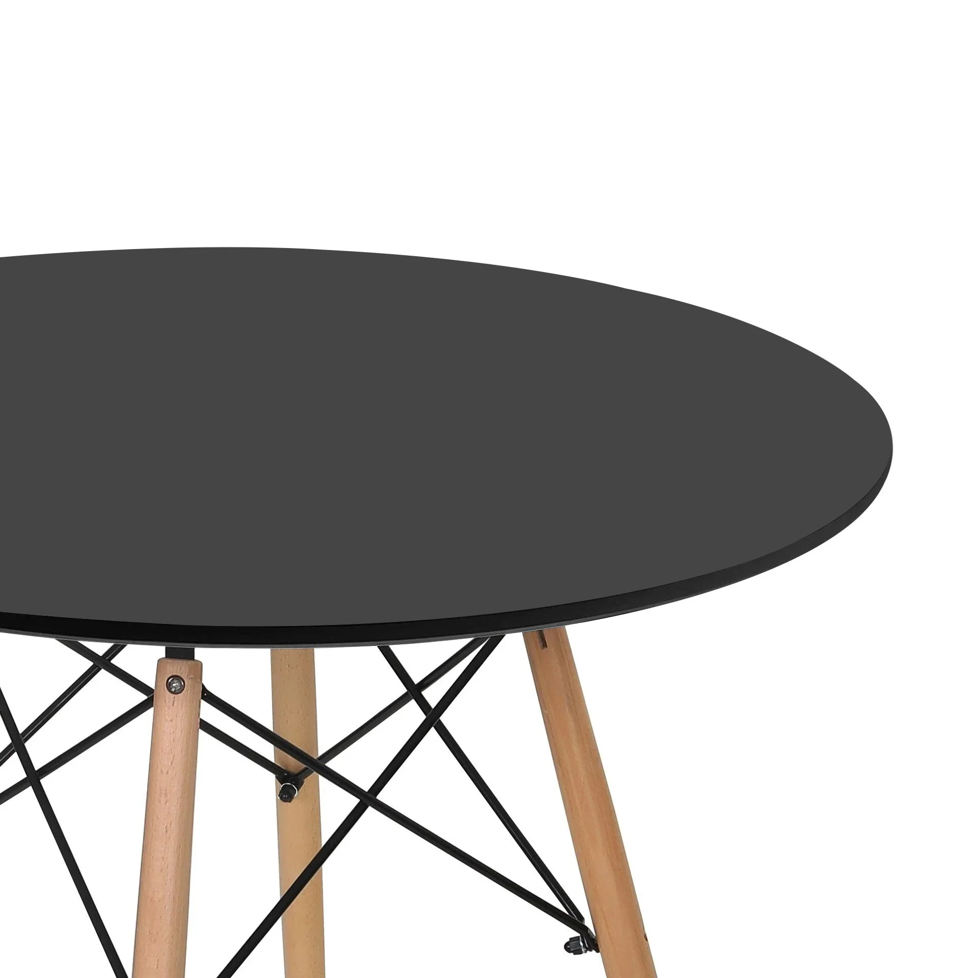 Cena Dining Table Round 90 x 75 cm - Black - Image 8