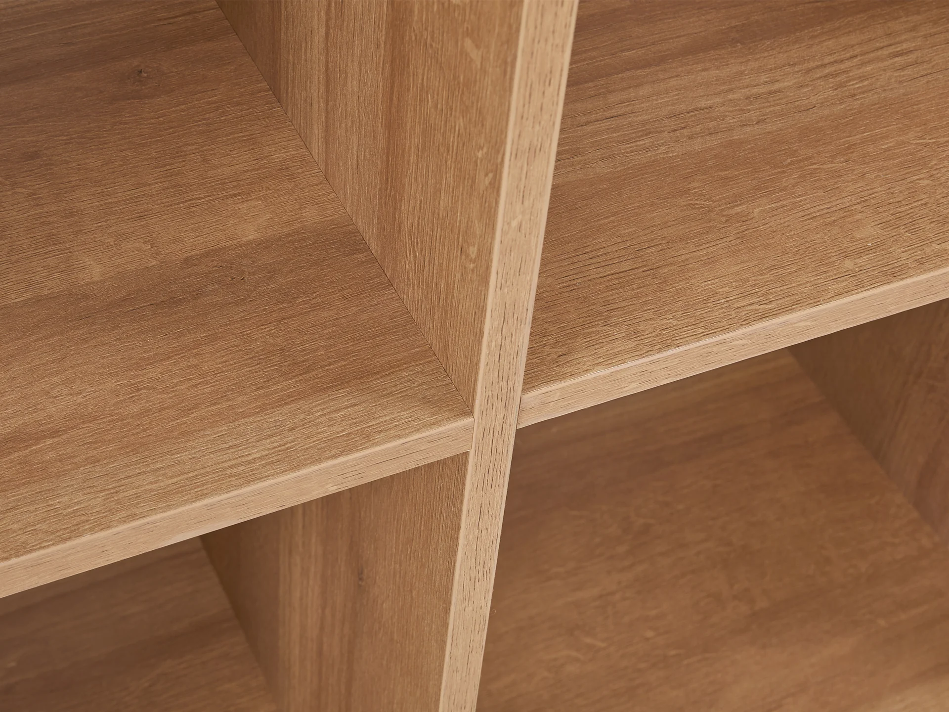 Chad Wooden Bookshelf - Oak - Image 6