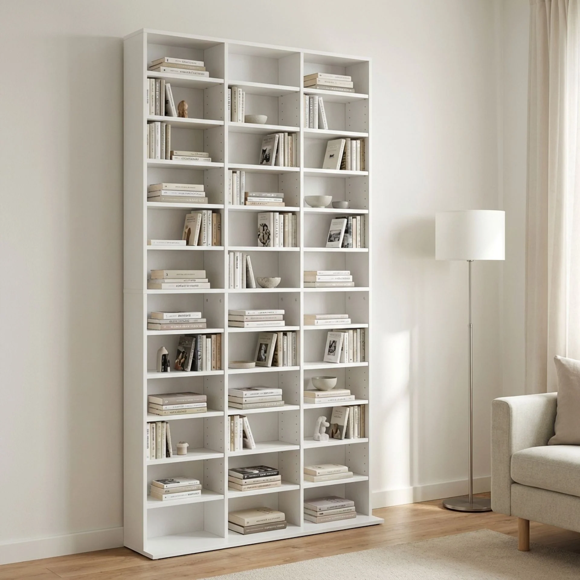 Chamo CD Storage Shelf - White - Image 3