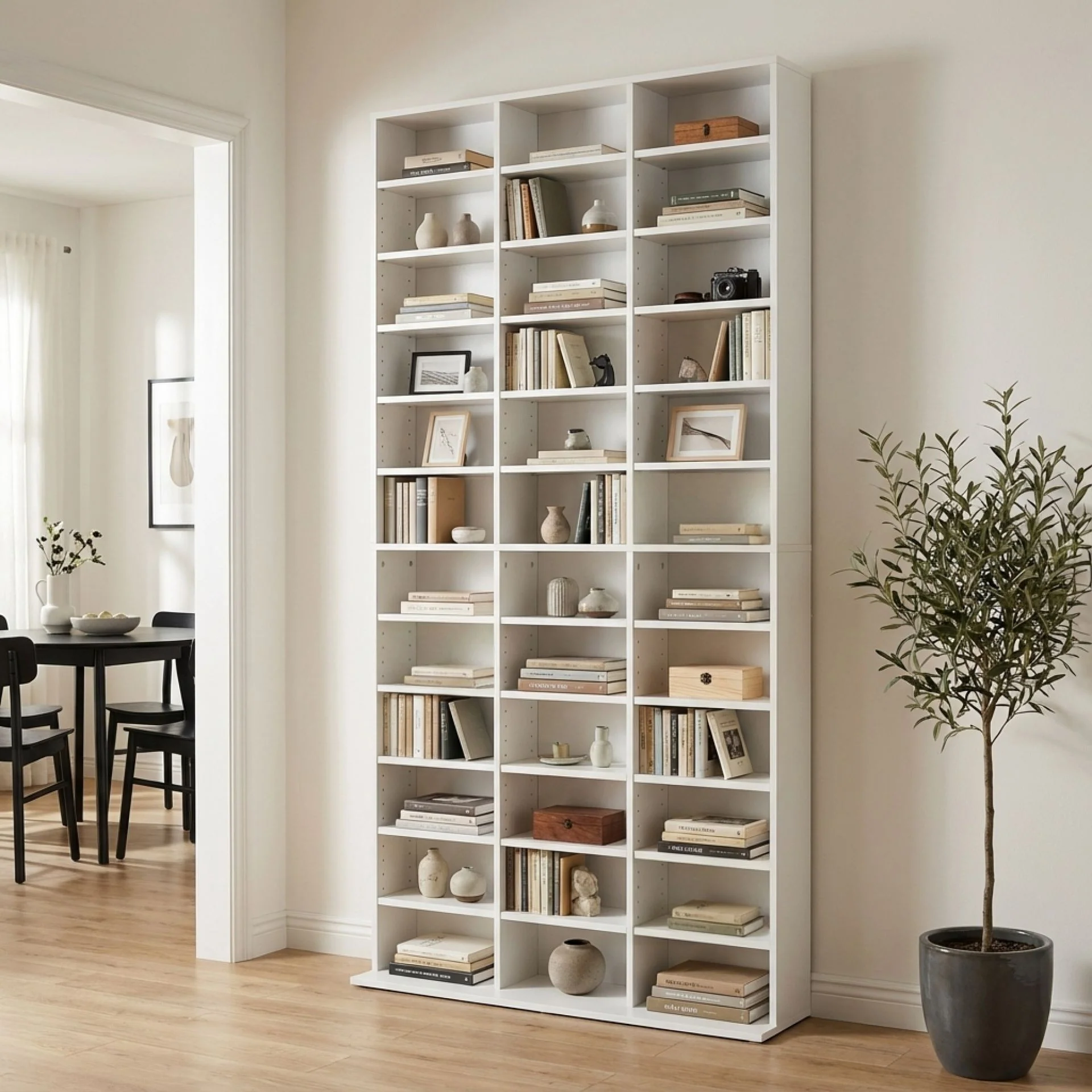 Chamo CD Storage Shelf - White - Image 6