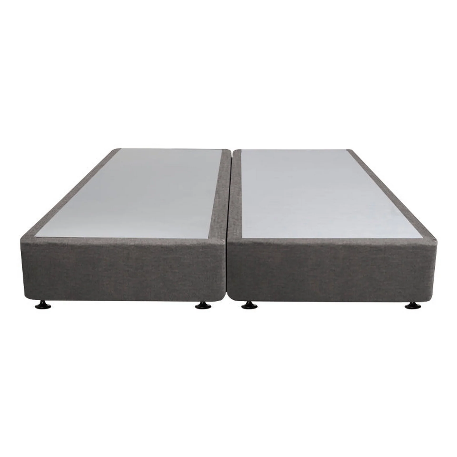 CHARLES Fabric California King Split Bed Base 4 Drawers - SLATE - Image 2