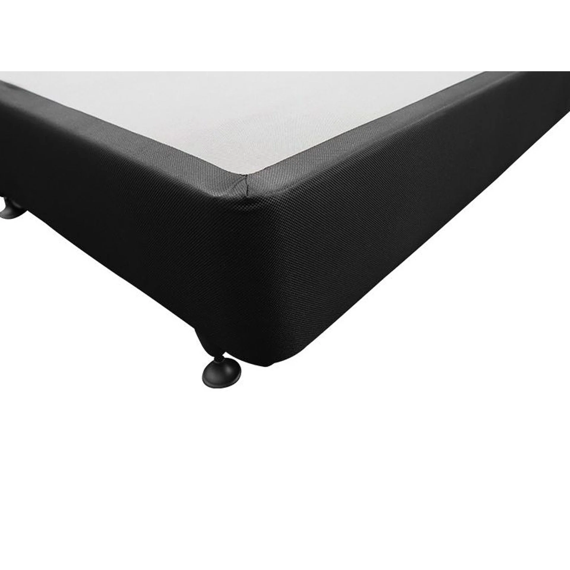 Charles Fabric King Split Bed Base 4 Drawers - Black - Image 10