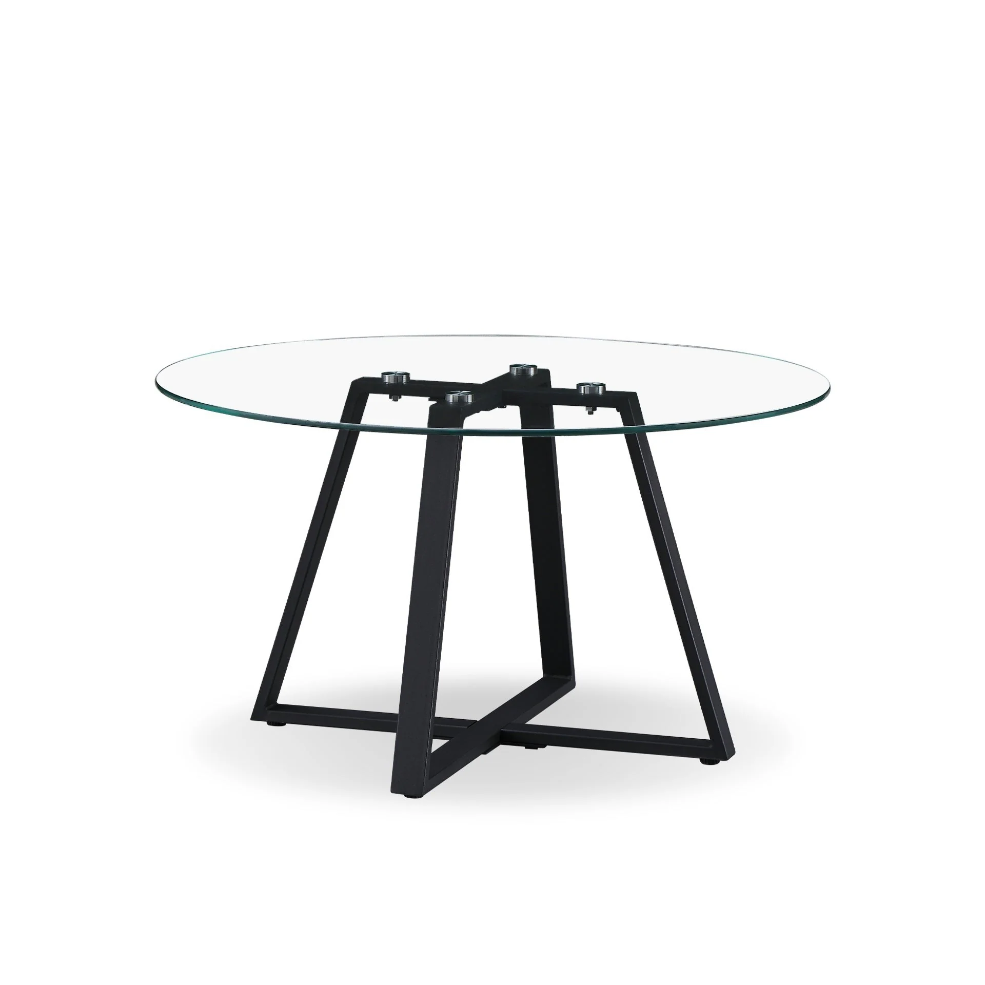 Chase Tempered Glass Round Coffee Table - Image 4