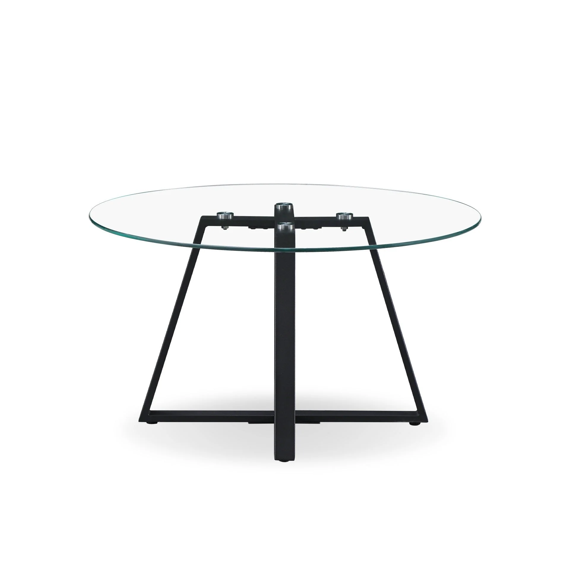 Chase Tempered Glass Round Coffee Table - Image 5